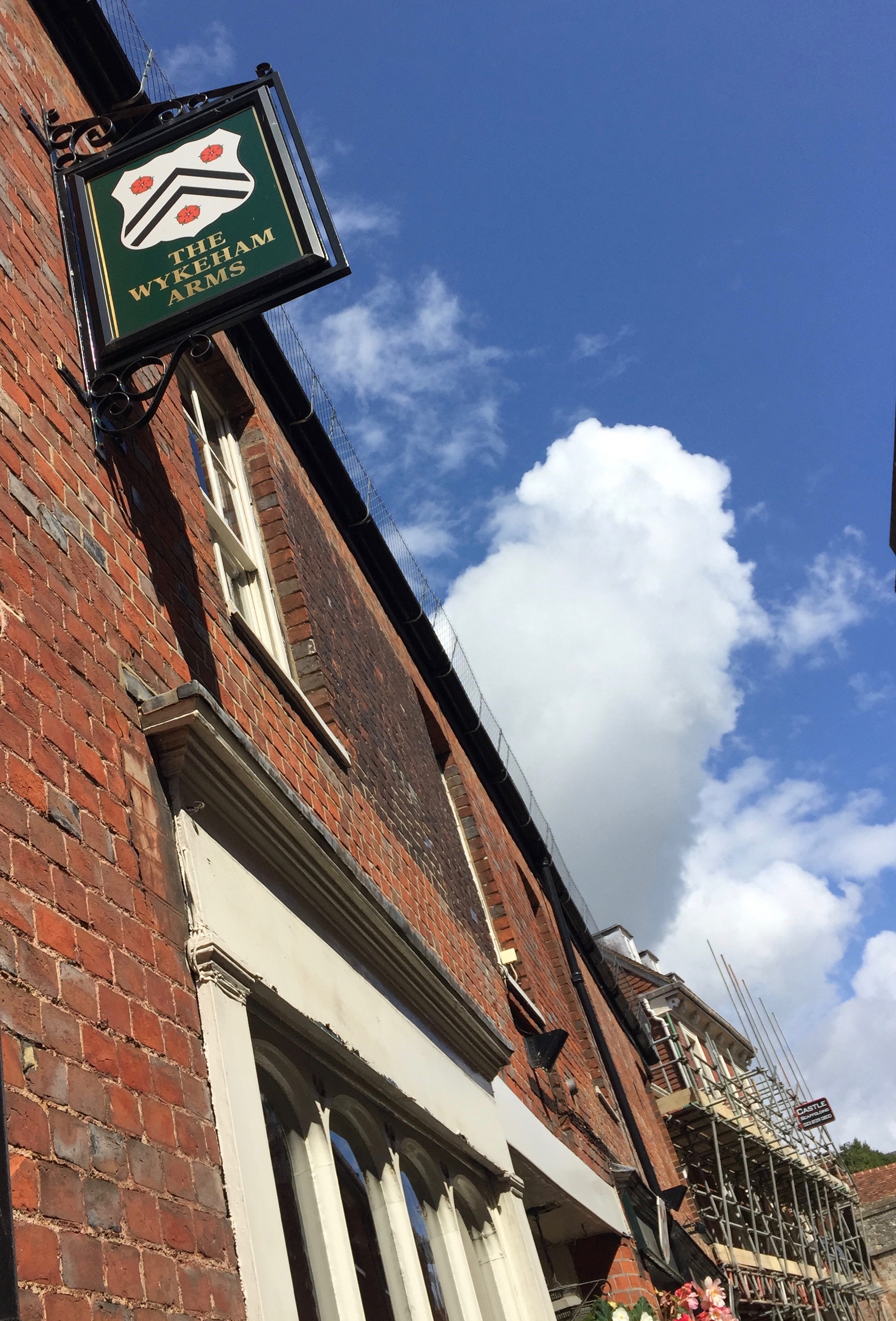 Wykeham Arms sign