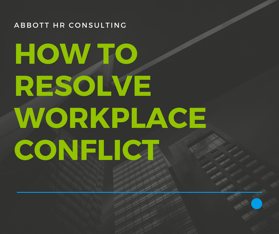 How to resolve conflict in your business