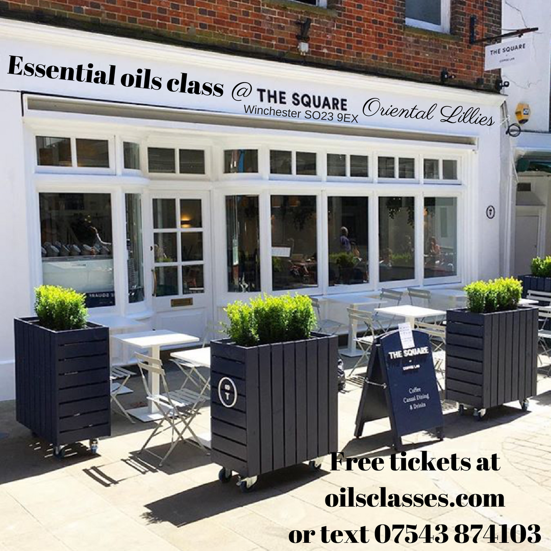 Essential Oils Class with Oriental Lillies