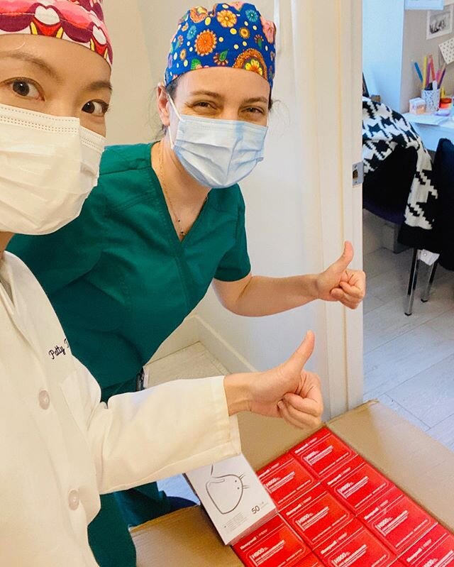 A shoutout to our patients for donating masks and N95!! ❤️We are thankful for all your support during this difficult time. Your kind words, gesture and  support means so much to our practice! Let&rsquo;s get through this pandemic together!  #wegotowo