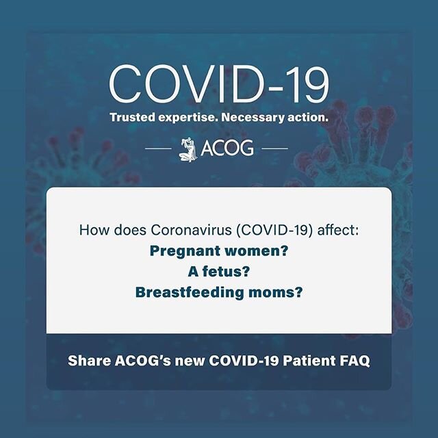 For patients who are concerned about Covid-19, pregnancy and breastfeeding. Please take a look at this link below, ACOG have provided some useful information.  https://www.acog.org/patient-resources/faqs/pregnancy/coronavirus-pregnancy-and-breastfeed
