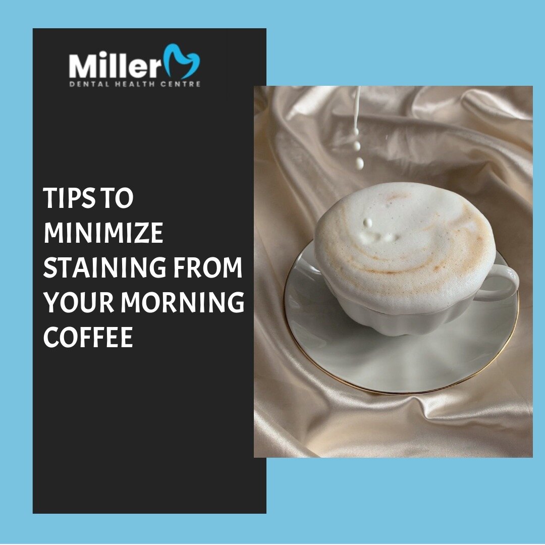 Do you love your morning coffee but hate the stains it leaves on your teeth? Fear not! Here are some tricks to keep your smile white and bright!

#millerdental

 #coffee #coffeelover #dental #teeth #dentistry #dentalcare #dentalhealth