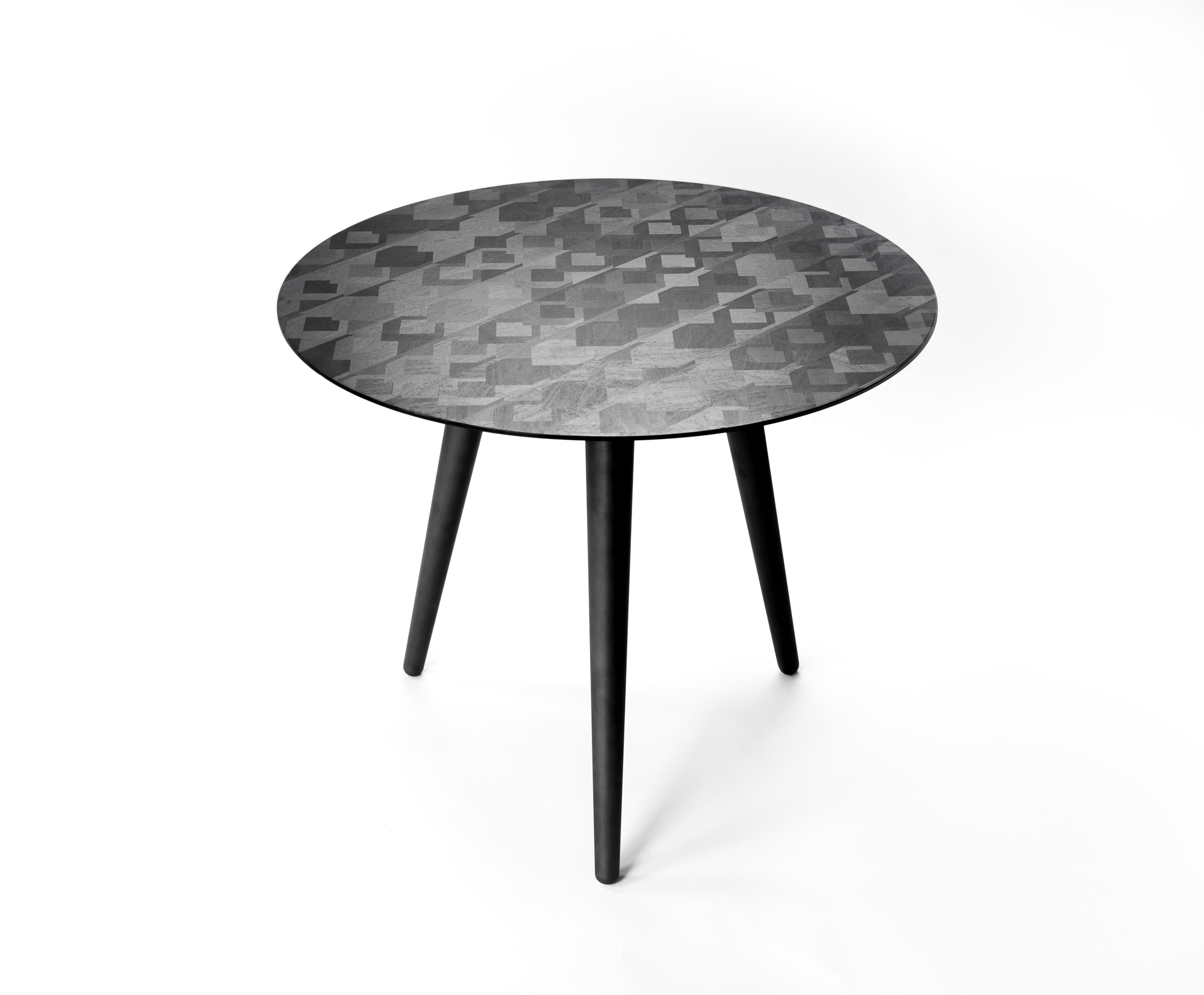 Graphite Side Table,
