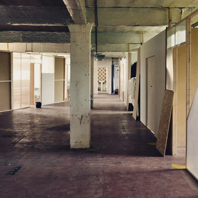 #secondfloor #artiststudios #paradiseworks walls are up &amp; paradise is coming along nicely