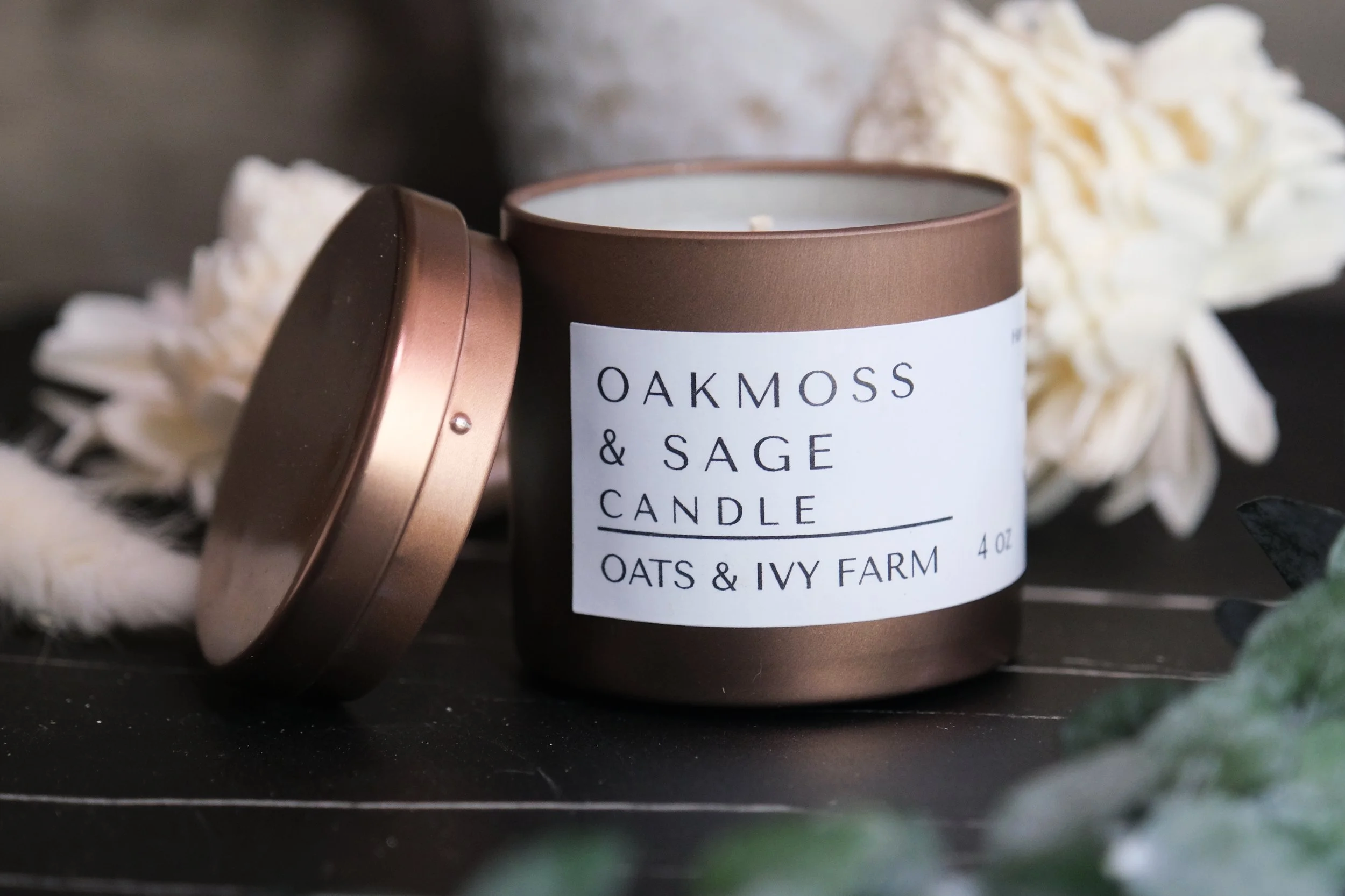 Oakmoss & Sage Travel Candle