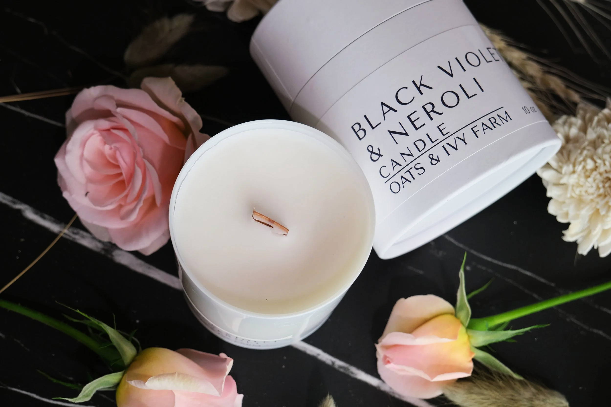 Black Violet & Neroli Candle