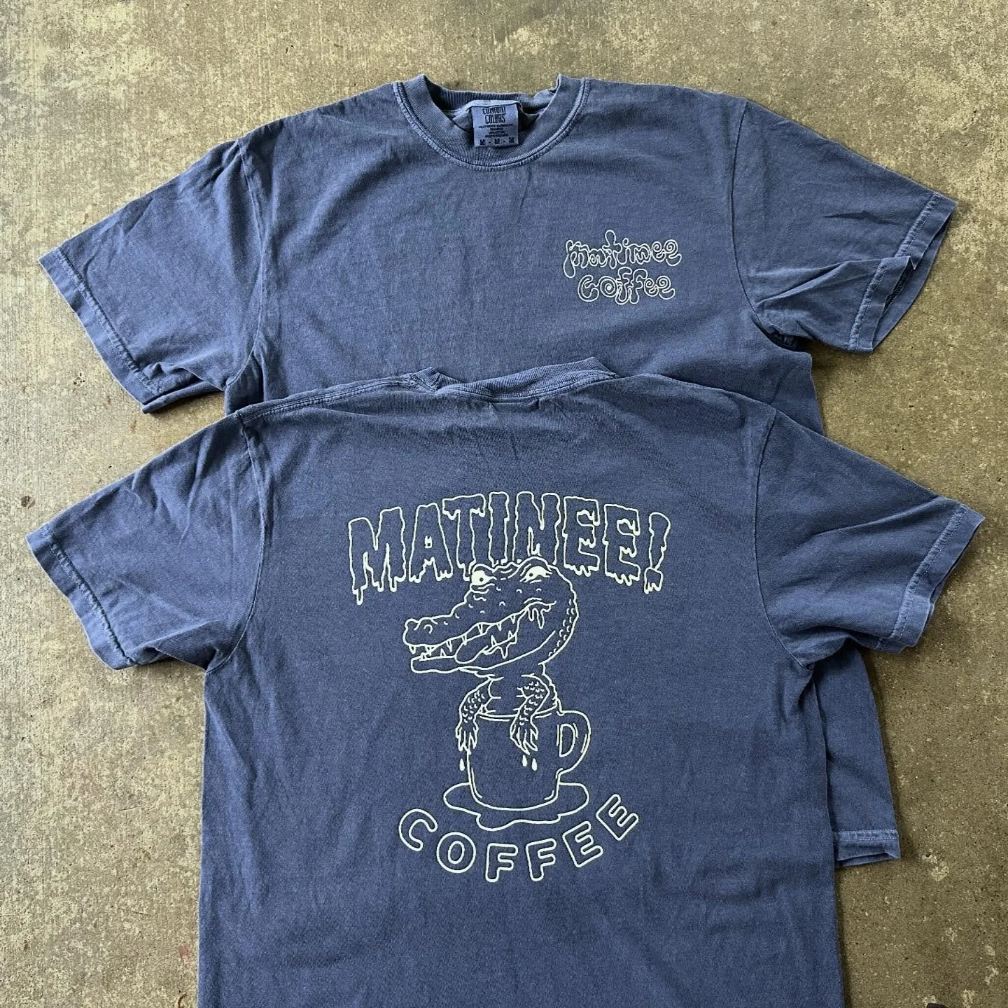Custom tshirt design screen printed on comfort colors 💥 ☕️ 

#screenprinter #merchdesign #tshirtprinting #georgetowntx