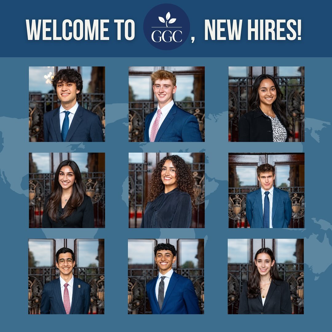 WELCOME FALL 2025 NEW HIRES 🎉 We can&rsquo;t wait for the amazing energy and ideas you&rsquo;ll bring to our organization! 

We could not be more excited to introduce the following new faces to GGC: 

1. St&eacute;fano Haddad, SFS &lsquo;29
2. Coope