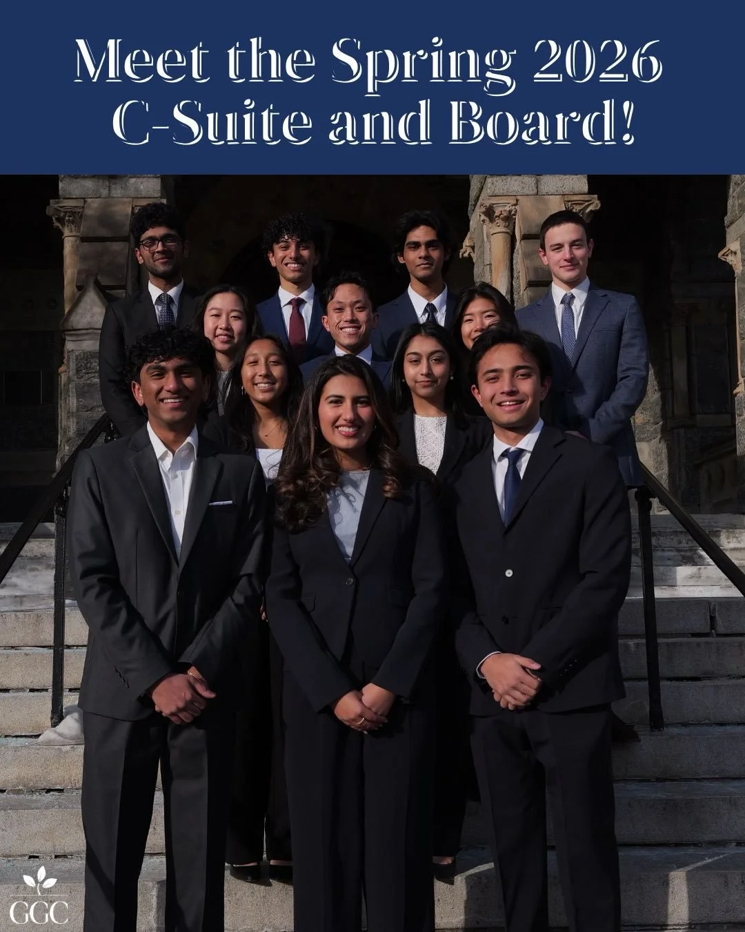 Introducing GGC&rsquo;s Spring 2026 C-Suite and Board of Directors! Our team is so excited for the upcoming semester and we can&rsquo;t wait to work with some amazing clients! 🌱💙