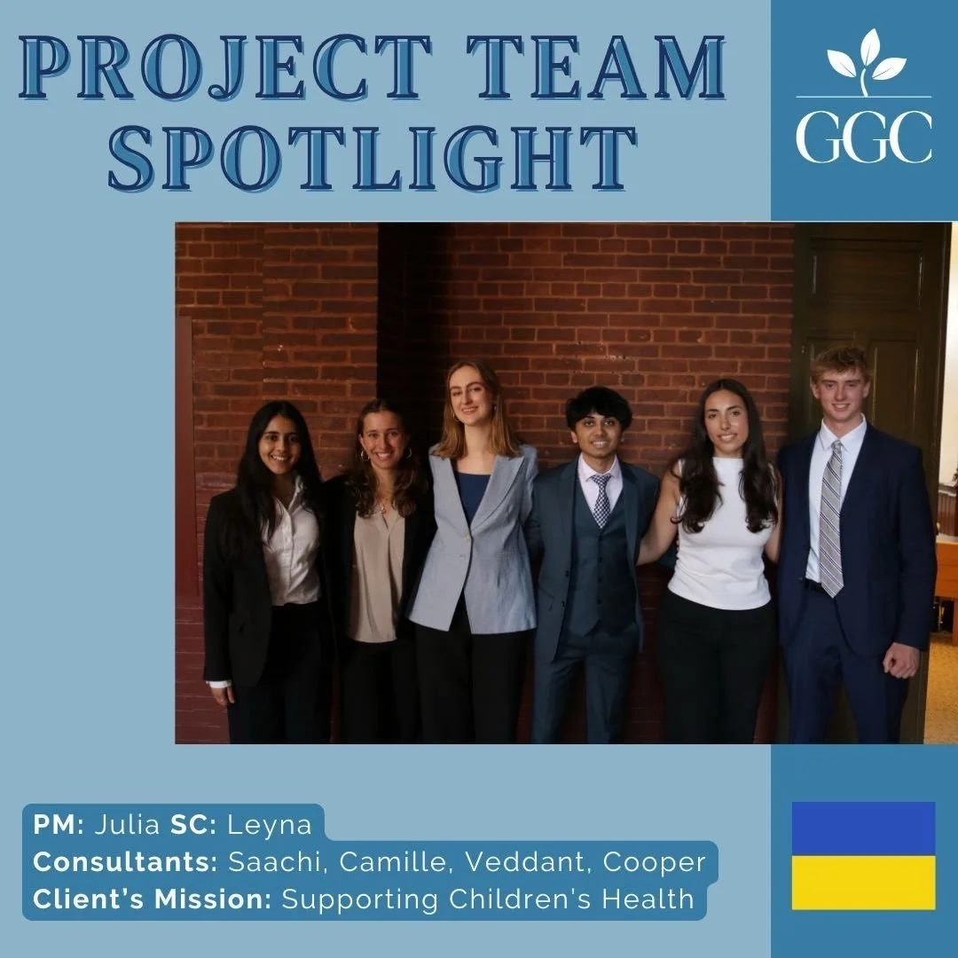 This semester, GGC is also partnering with a non-profit based in Ukraine that supports childhood cancer patients and their families. The client&rsquo;s programs include providing medicine for cancer patients, improving facilities in hospitals that tr