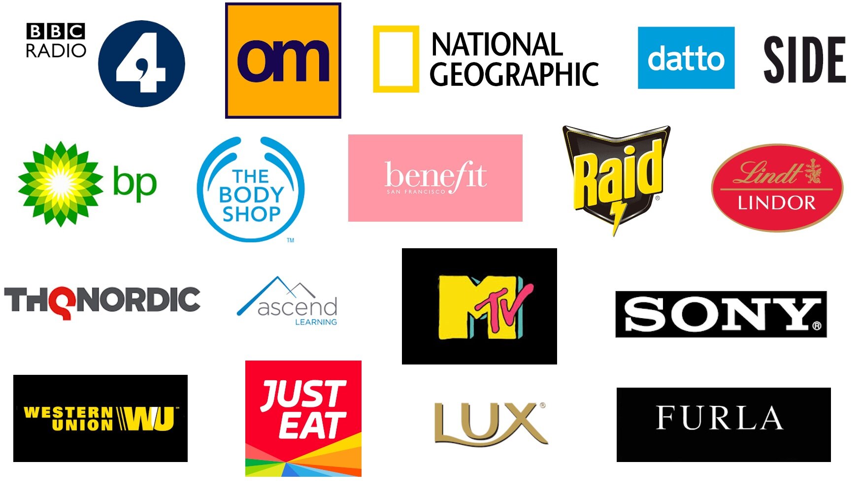 A selection of my past clients
