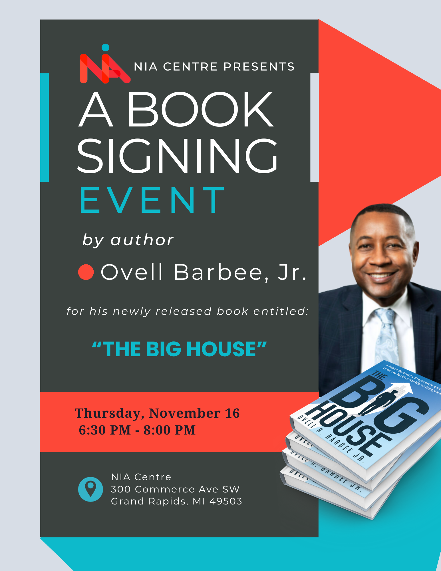 Book Signing Event by author Ovel Barbee Jr's Book 