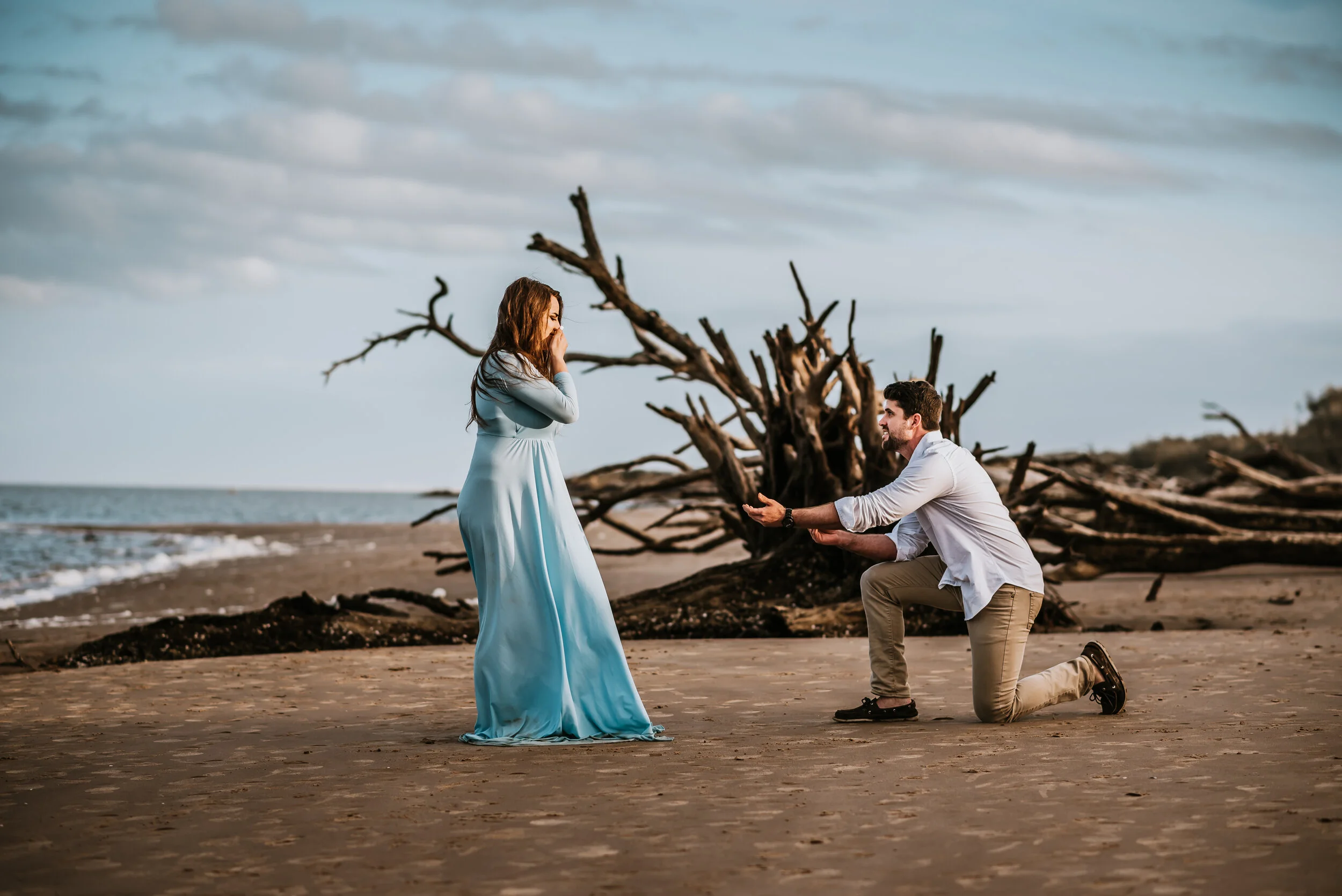 Florida Couples Photographer | Surprise Proposal at Big Talbot Island | Heirloom &amp; Oil LLC