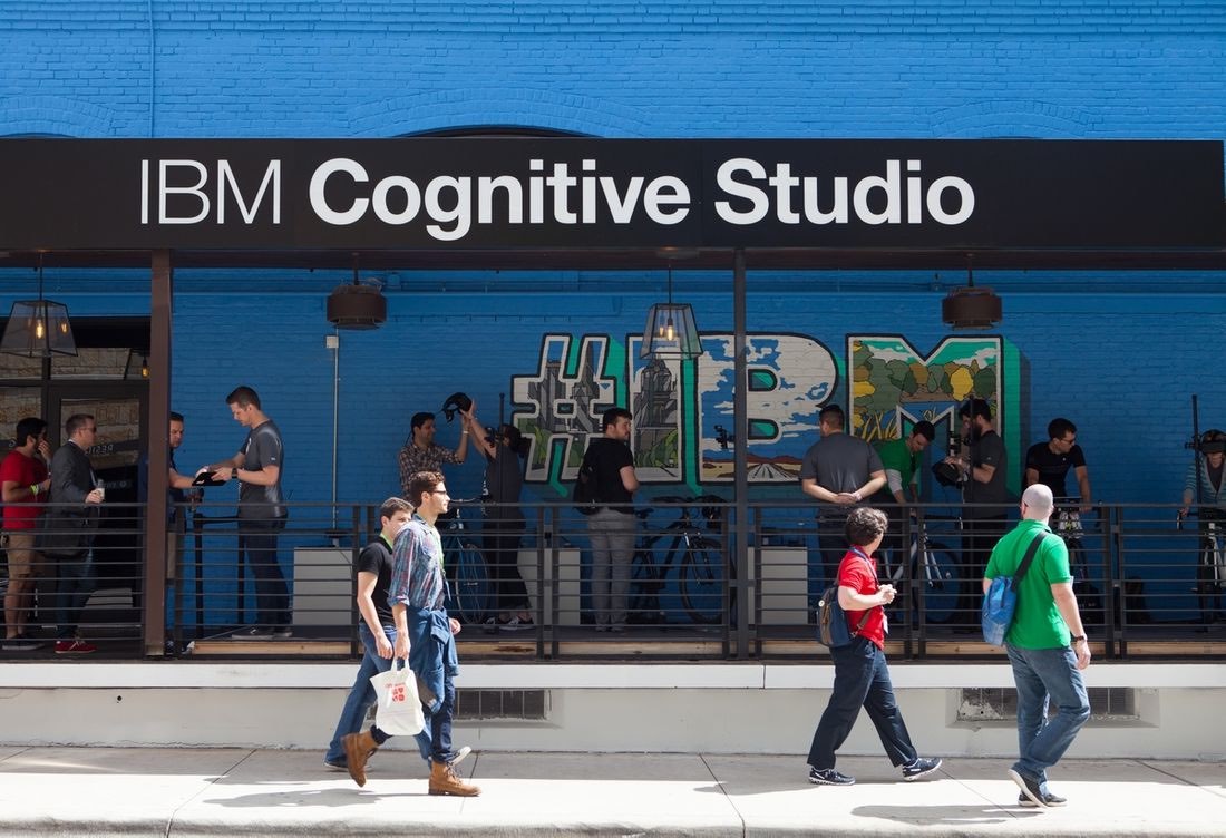 IBM Watson came to SXSW in this activation from GPJ. Image from GPJ .