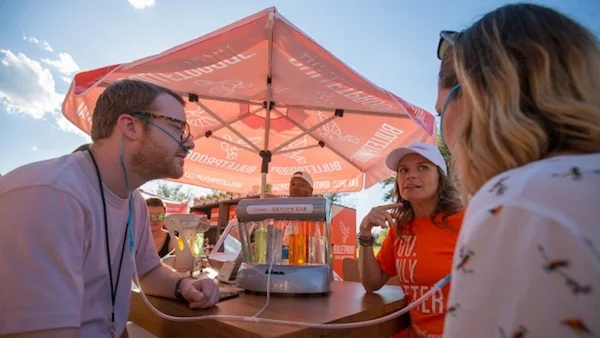 Offering more than just coffee, Bulletproof provided an interesting and unusual wellness experience at this year’s SXSW ( Source )