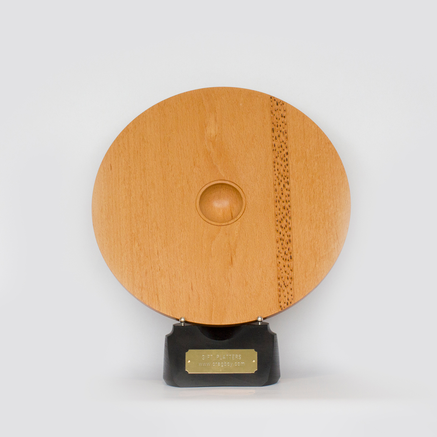 Textured Platter on acrylic stand.jpg
