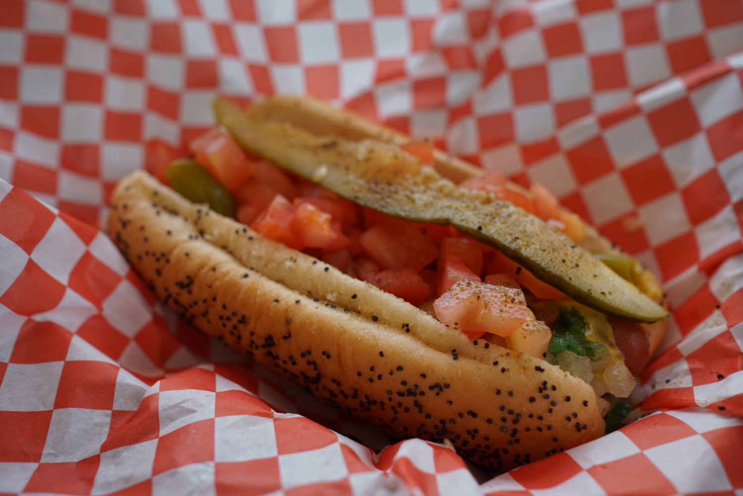Classic Grilled Chicago Hot Dog - Adventures of Mel