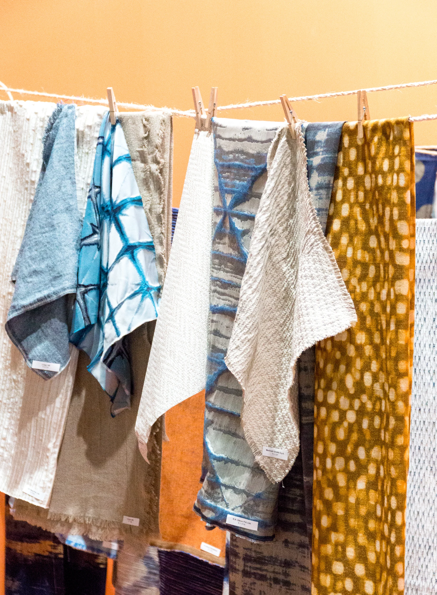 Perfect Imperfection A return to the artisanal and the crafted sees the emergence of a perfectly imperfect design direction. In a reaction to the oversaturation of mass-produced goods, the revival of ancient craft techniques lends enhanced narrative and meaning to objects. Indigo, one of the oldest dyes in the world, is embraced by a wave of contemporary brands and designers. The craft of indigo dyeing is revisited and celebrated for its imperfect quality and graduating shades of blue. An embodiment of the ancient Japanese philosophy of wabi-sabi (accepting imperfection), materials and products bear the marks of their making, embracing visible brushstrokes, stitching and joinery, a poetic documentation of their creation. Appealing on two levels, the direction speaks of historical revival in print and pattern and classic durability by way of workwear-inspired functional twill.