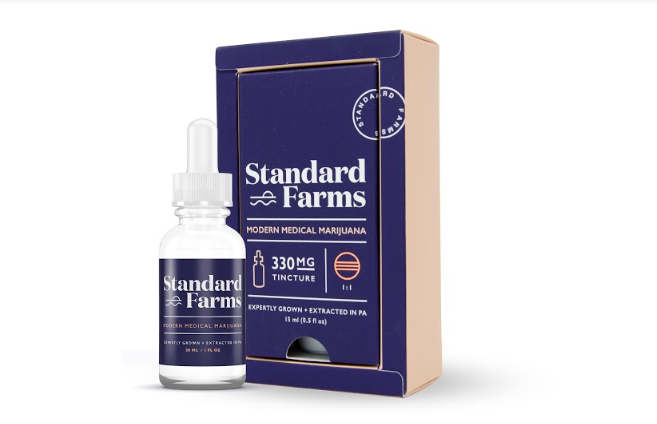 Standard Farms Dropper Tincture - Contains MCT oils, organic cherry flavoring and safflower oil. 