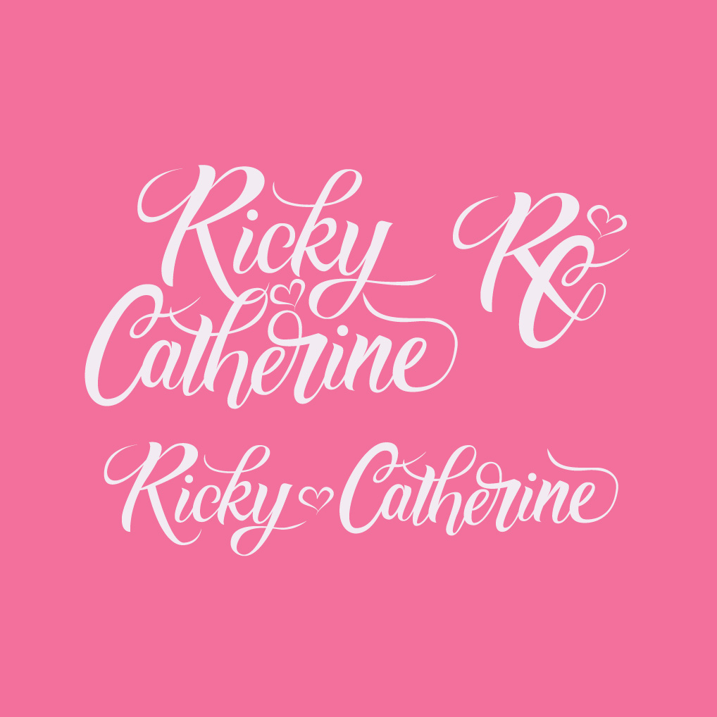 Ricky and Catherine Wedding Monogram