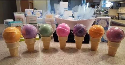 Gina Smith Ice Cream Bath Bombs