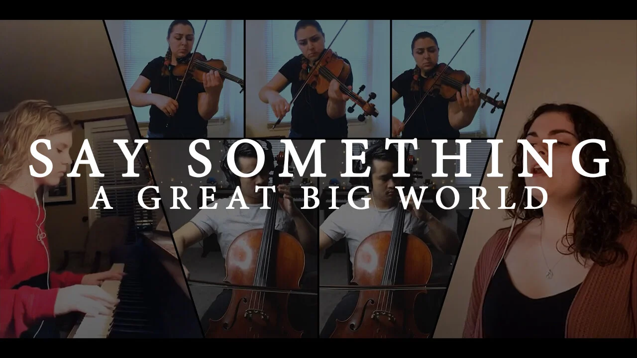 "Say Something" - A Great Big Worlds (feat. Amanda Riisen and Amanda Hegarty)