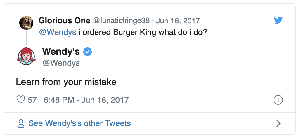 Wendys twitter marketing