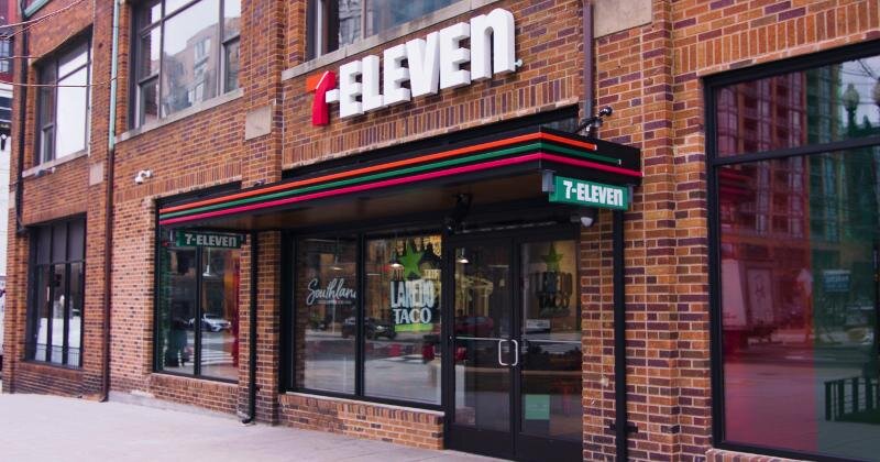 Photo of a 7-Eleven store