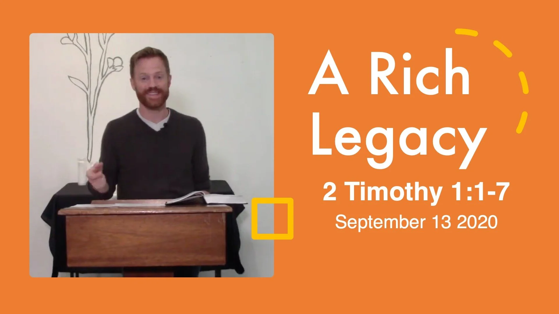 2 Tim. 1:1-7 -Morning Worship 9-13-2020