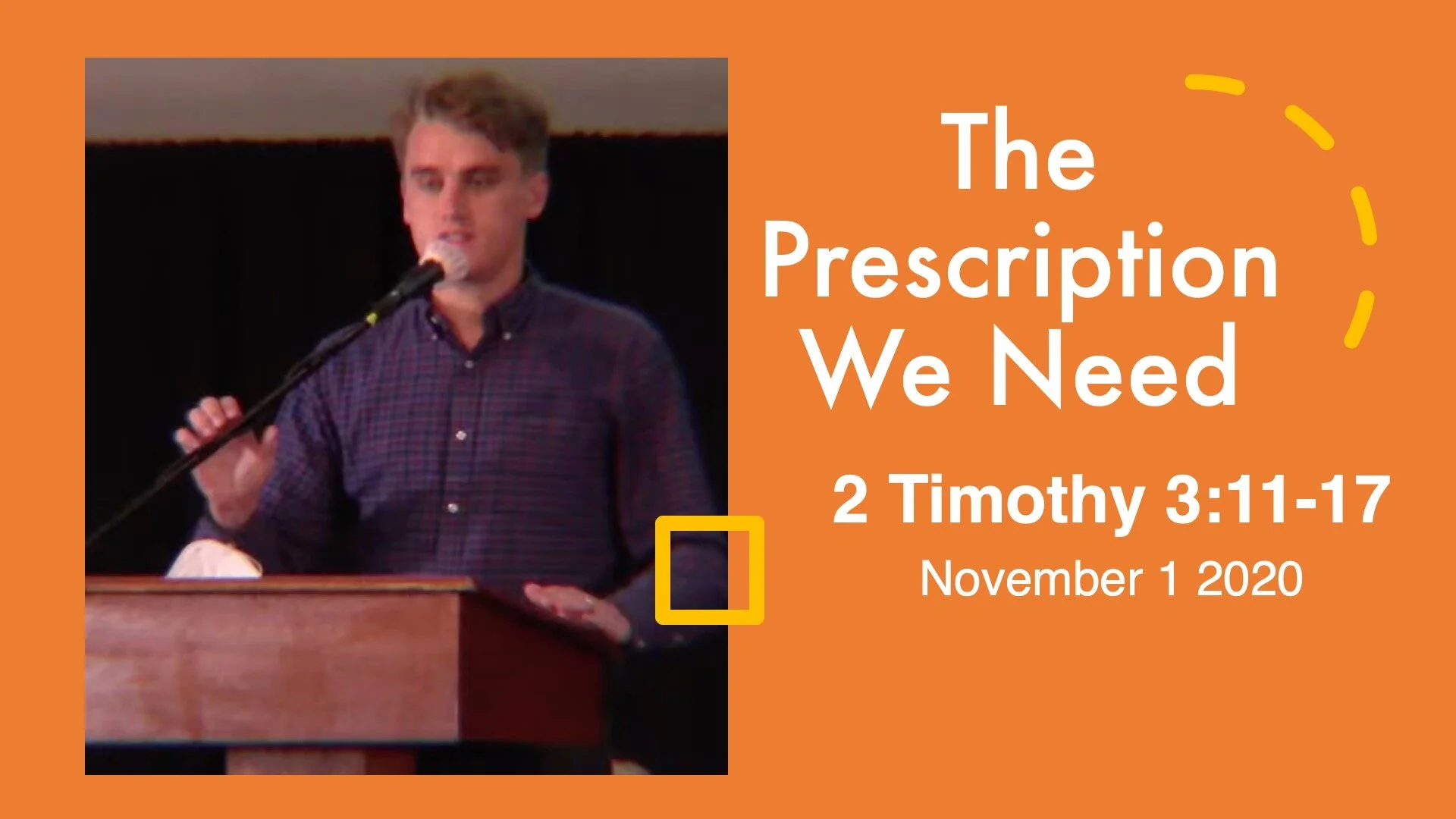 The Prescription We Need - Sunday Service