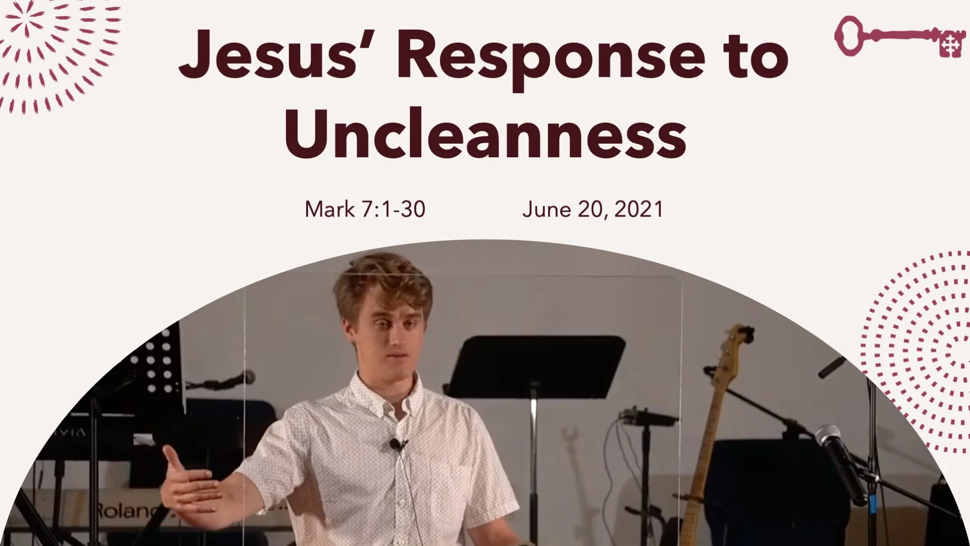 Jesus' Response to Uncleanness