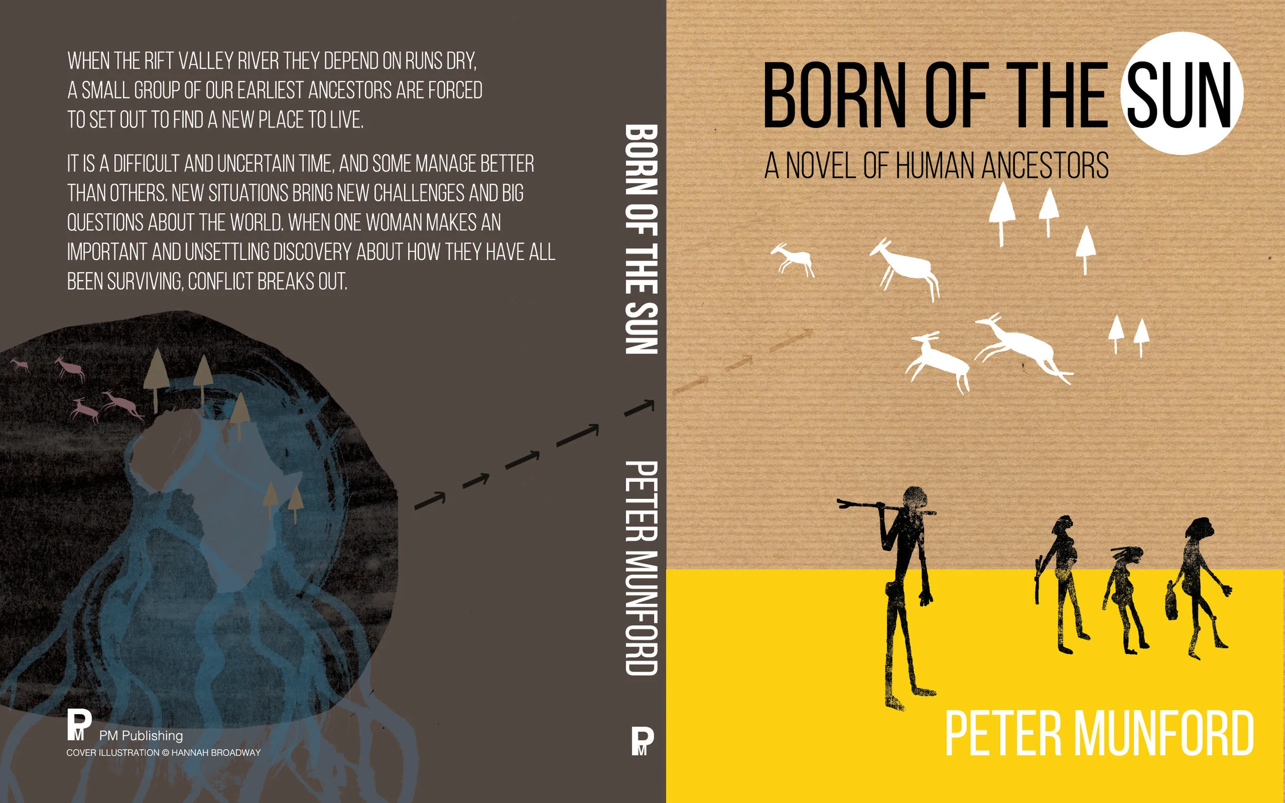 born of the sun : book cover illustration