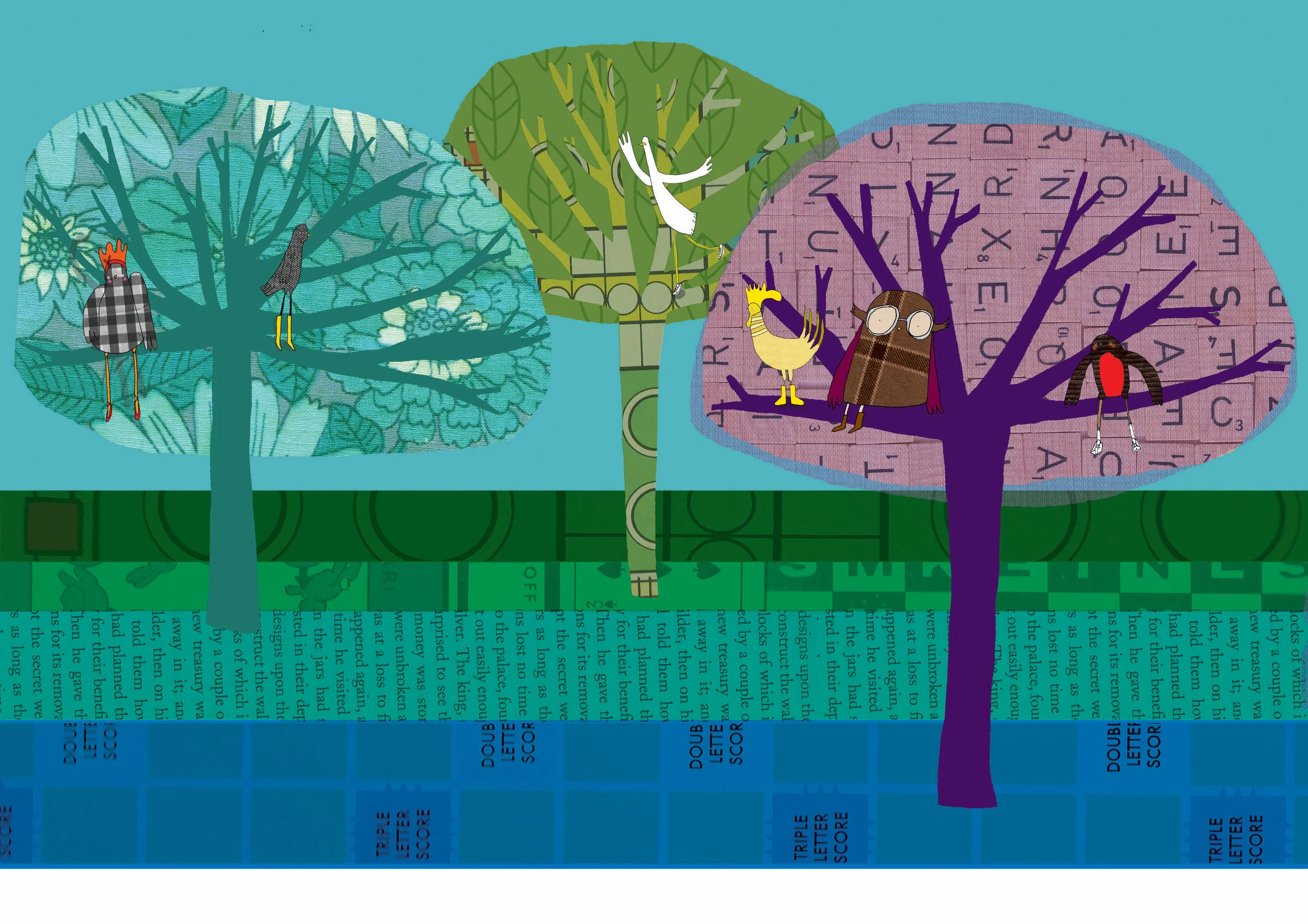 children & trees : Birmingham Library project