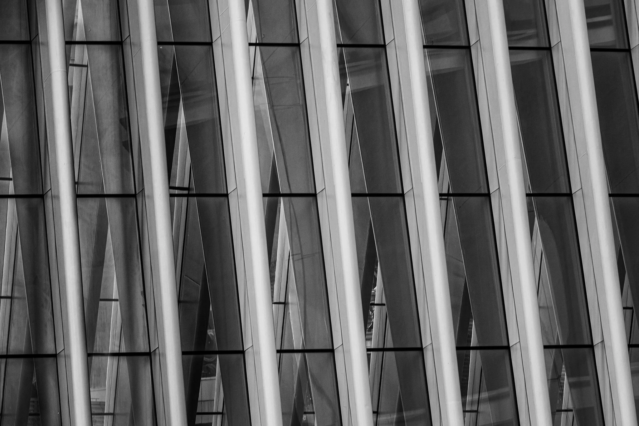 Diagonal Columns, Oculus, Manhattan