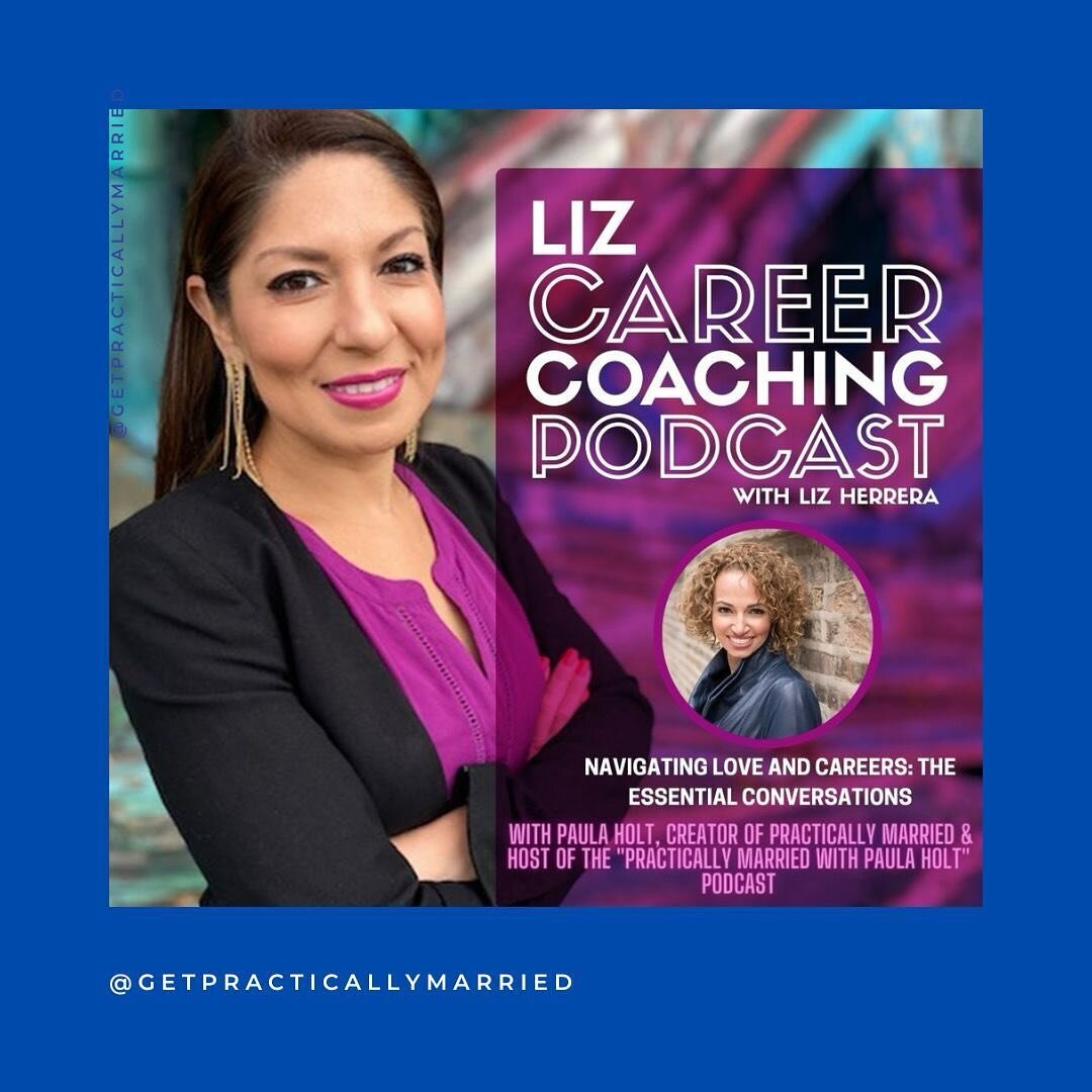 I recently had a great conversation with @lizcareercoaching about navigating careers and relationships. Check out the &ldquo;Liz Career Coaching Podcast&rdquo; to hear about the importance of discussing career goals, how to support your partner profe