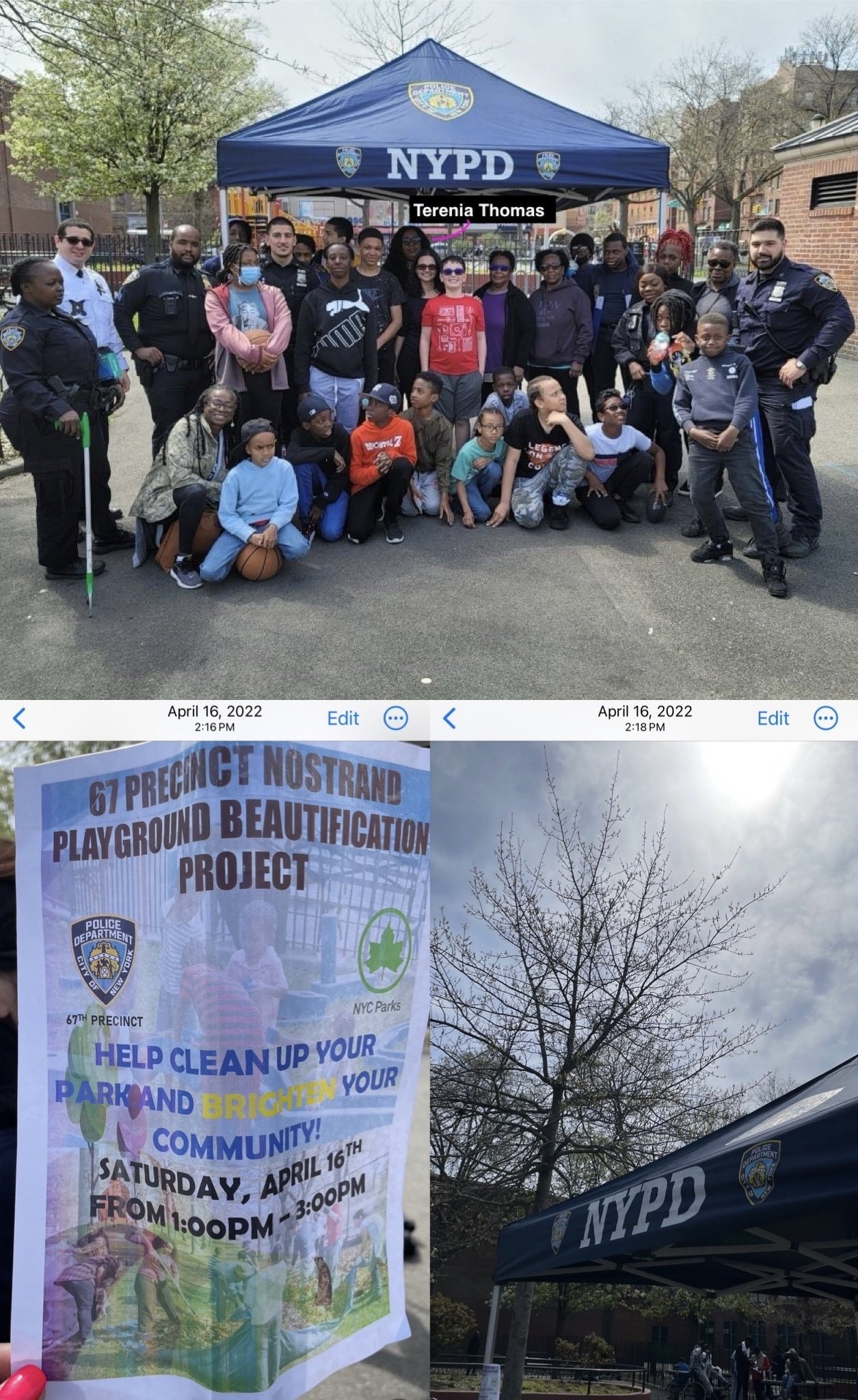 nypd - 67th precinct nostrand playground beautification project