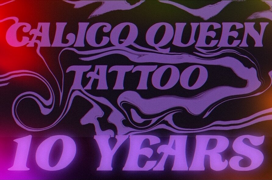 2024 marks the 10 year anniversary of Calico Queen Tattoo. We have some incredible adventures planned for this year and we can&rsquo;t wait to share them with you.

Thank you for all of your support!!!!!

#calicoqueentattoo #candicebradleytattoos #ar