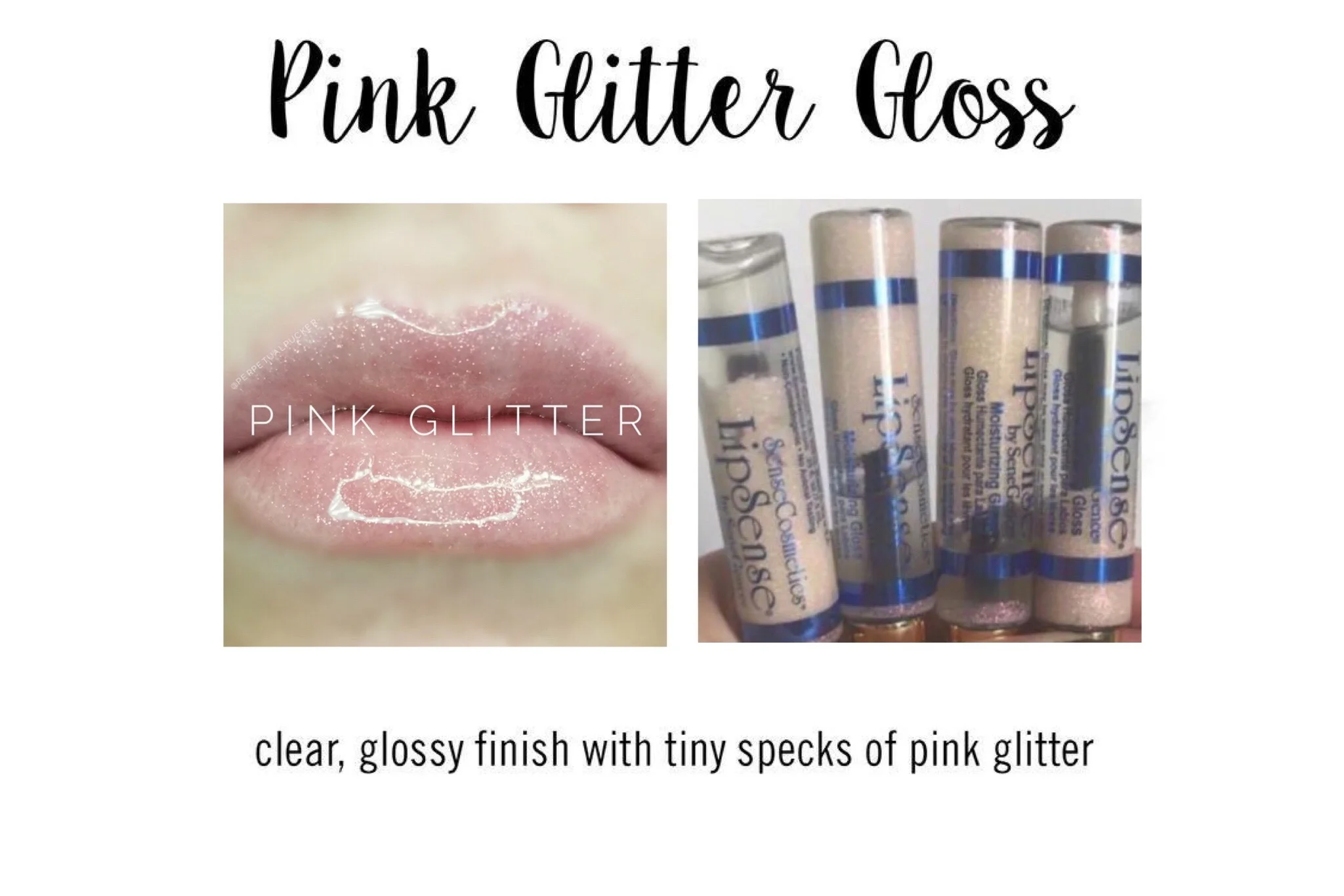 Pink Glitter Gloss