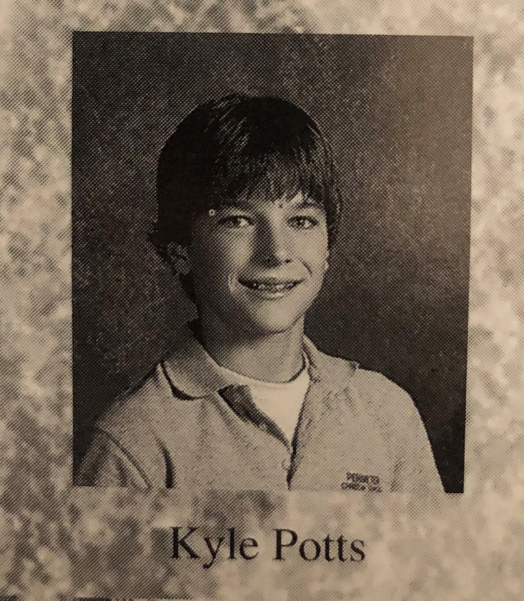 Kyle 5th grade yearbook picture - Mr. Bullard's class.jpg