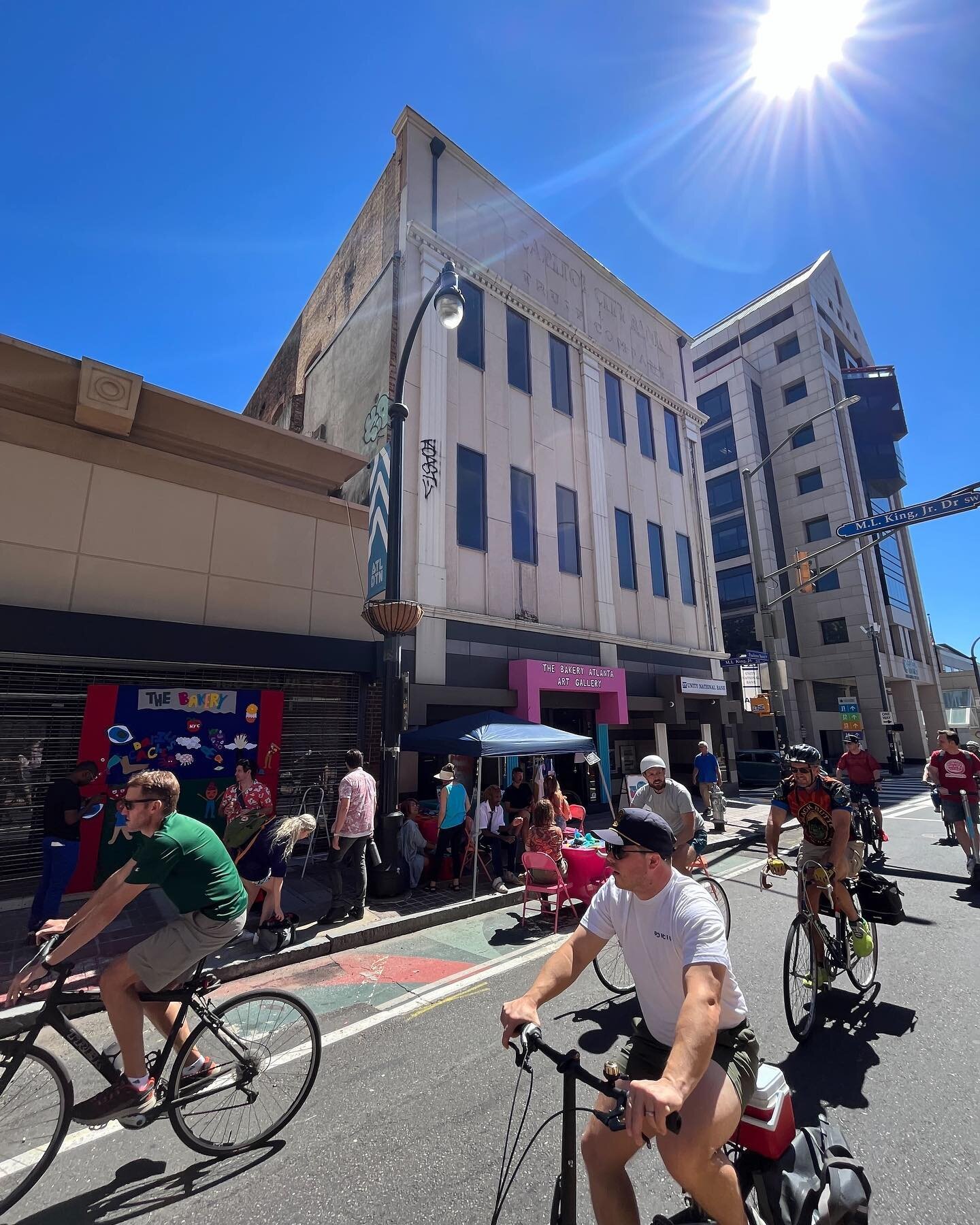 Thanks for hanging out with us at @atlantastreetsalive on Sunday! The Bakery Atlanta's South Downtown Art Gallery extended into Peachtree St SW with a large DIY felt art activity. Our team had so much fun helping participants create a large collabora