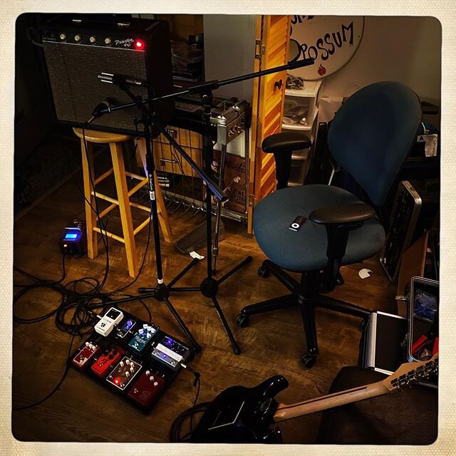 2020. #trackingguitars #protools #royermicrophones #fenderguitars