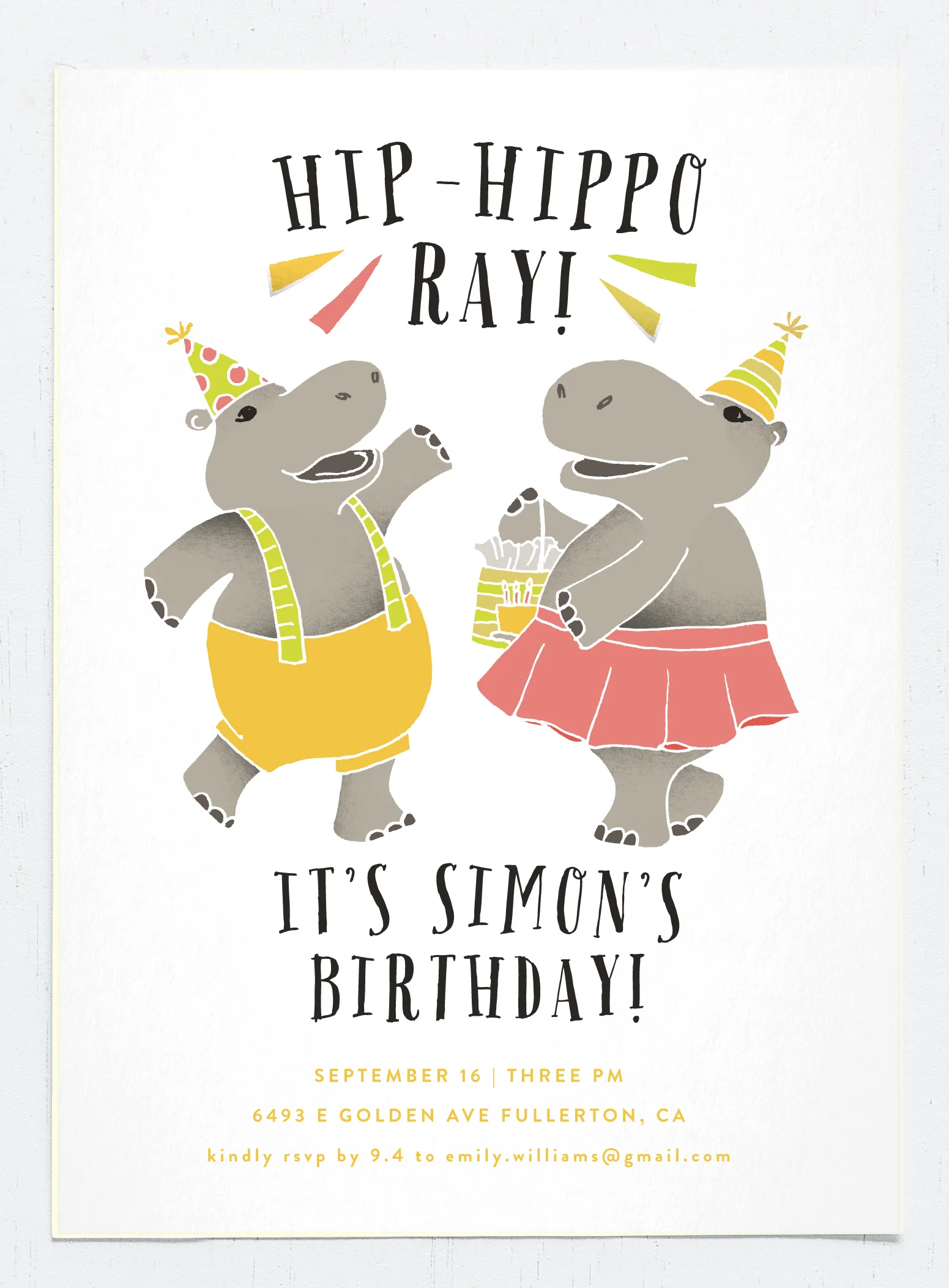 Hip-Hipporay Birthday