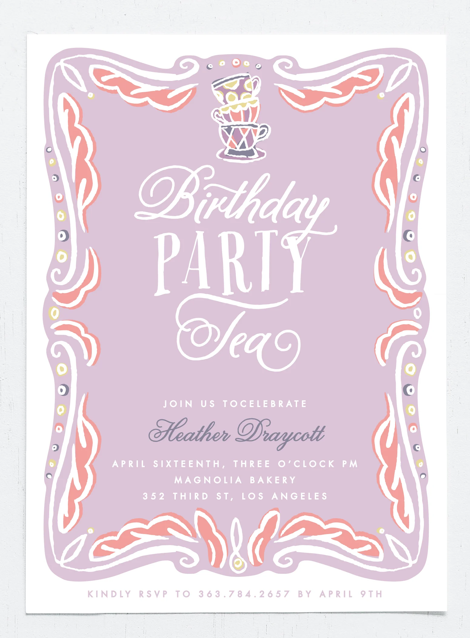 Birthday Tea