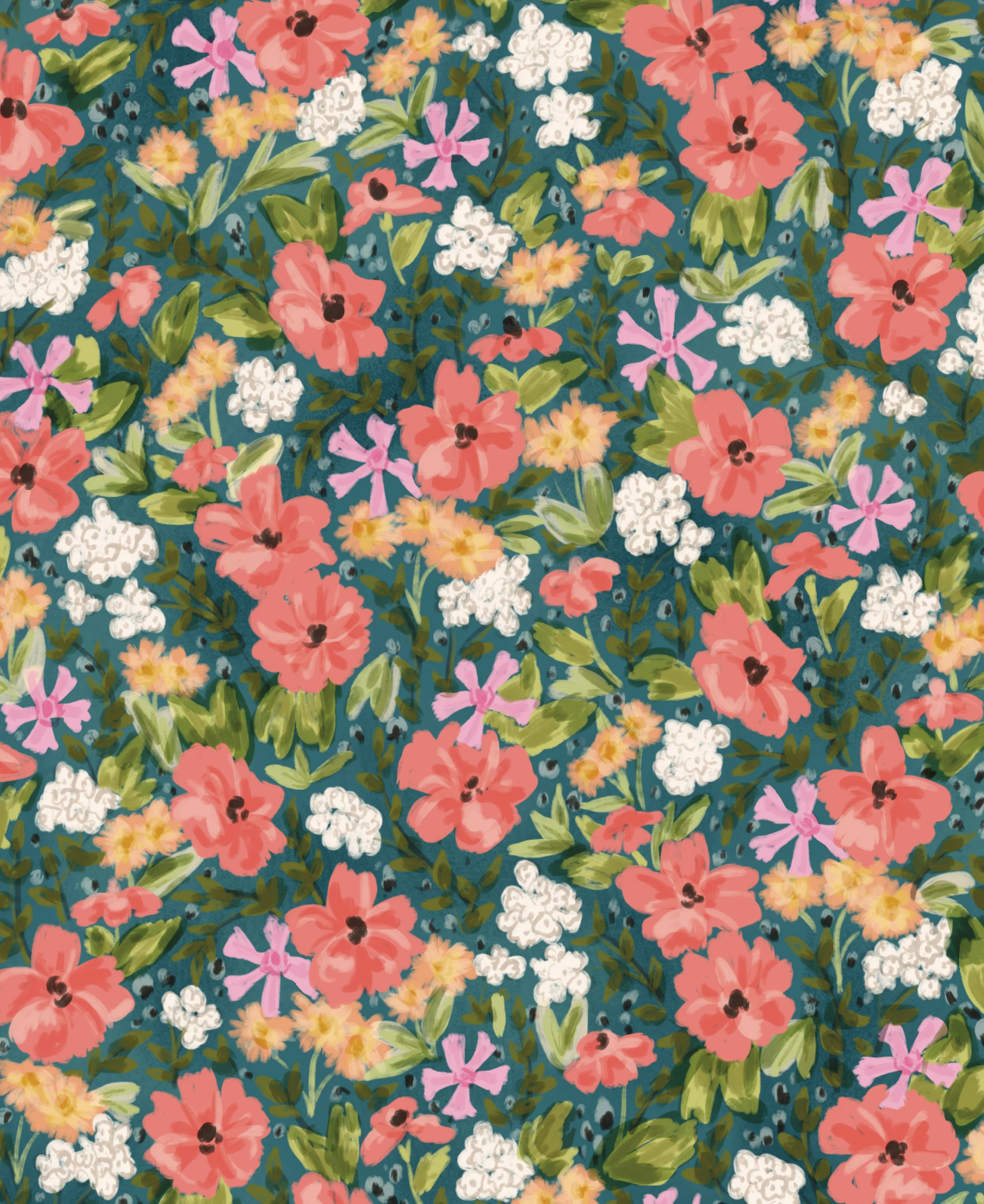 Tropical Floral Pattern