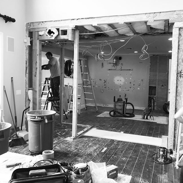 When your Client is also the Contractor it makes the deadline interesting #jcidremodel