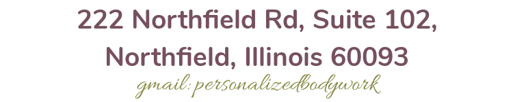 Personalized Bodywork MFR Massage  Near Me Chicago Illinois