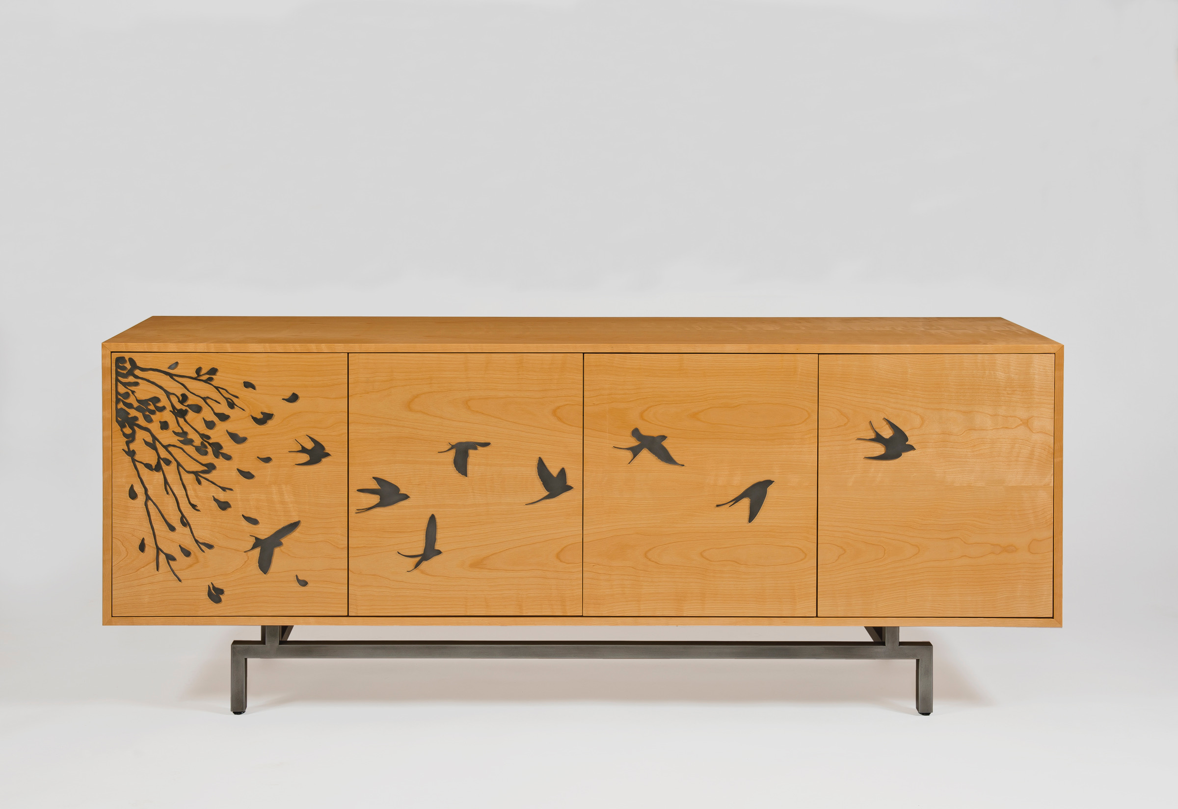 Leaves and Swallows Cabinet