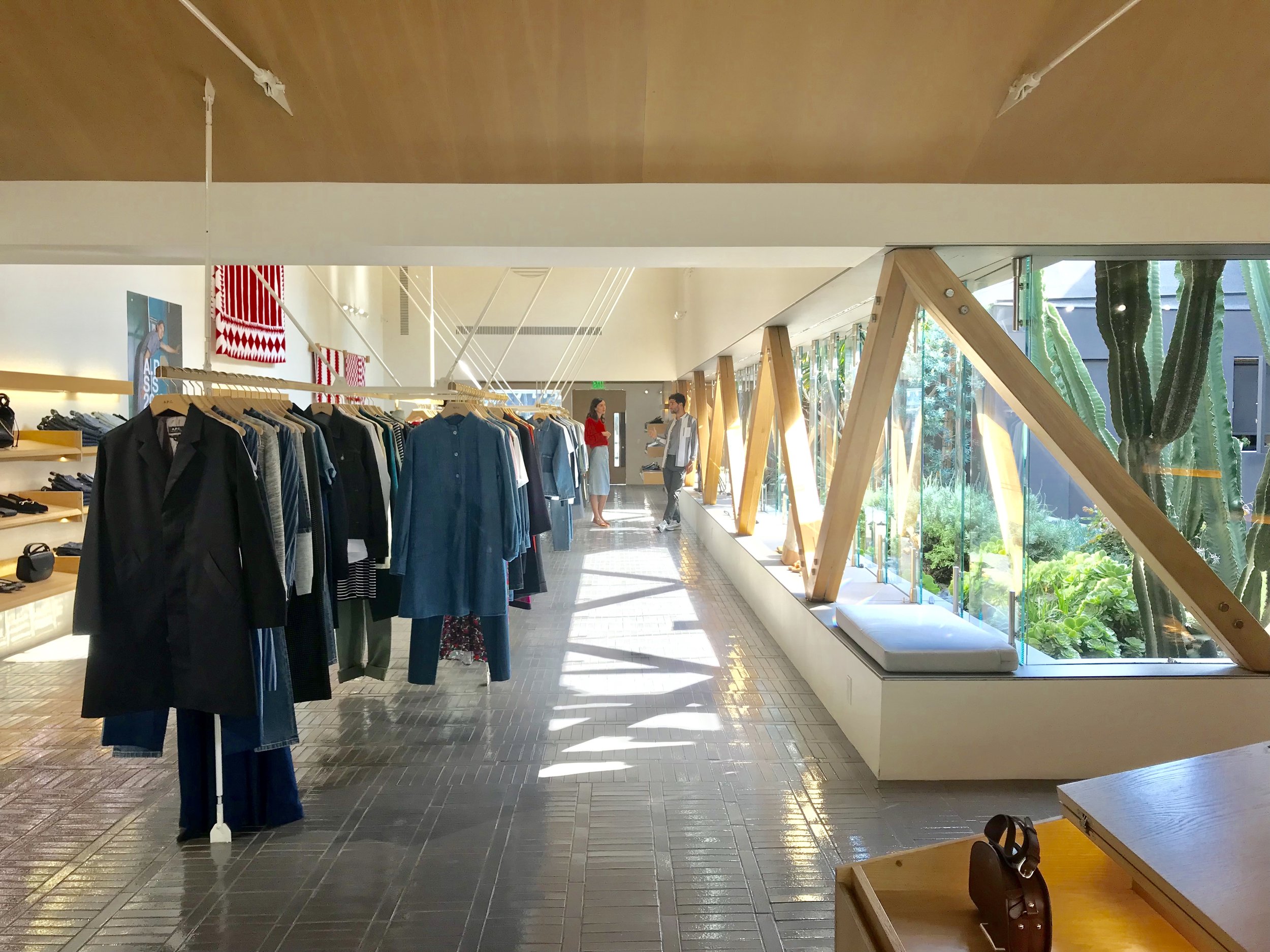 A.P.C. store on Melrose Place