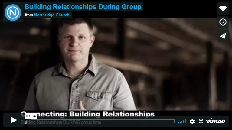 Building Relationships During Group