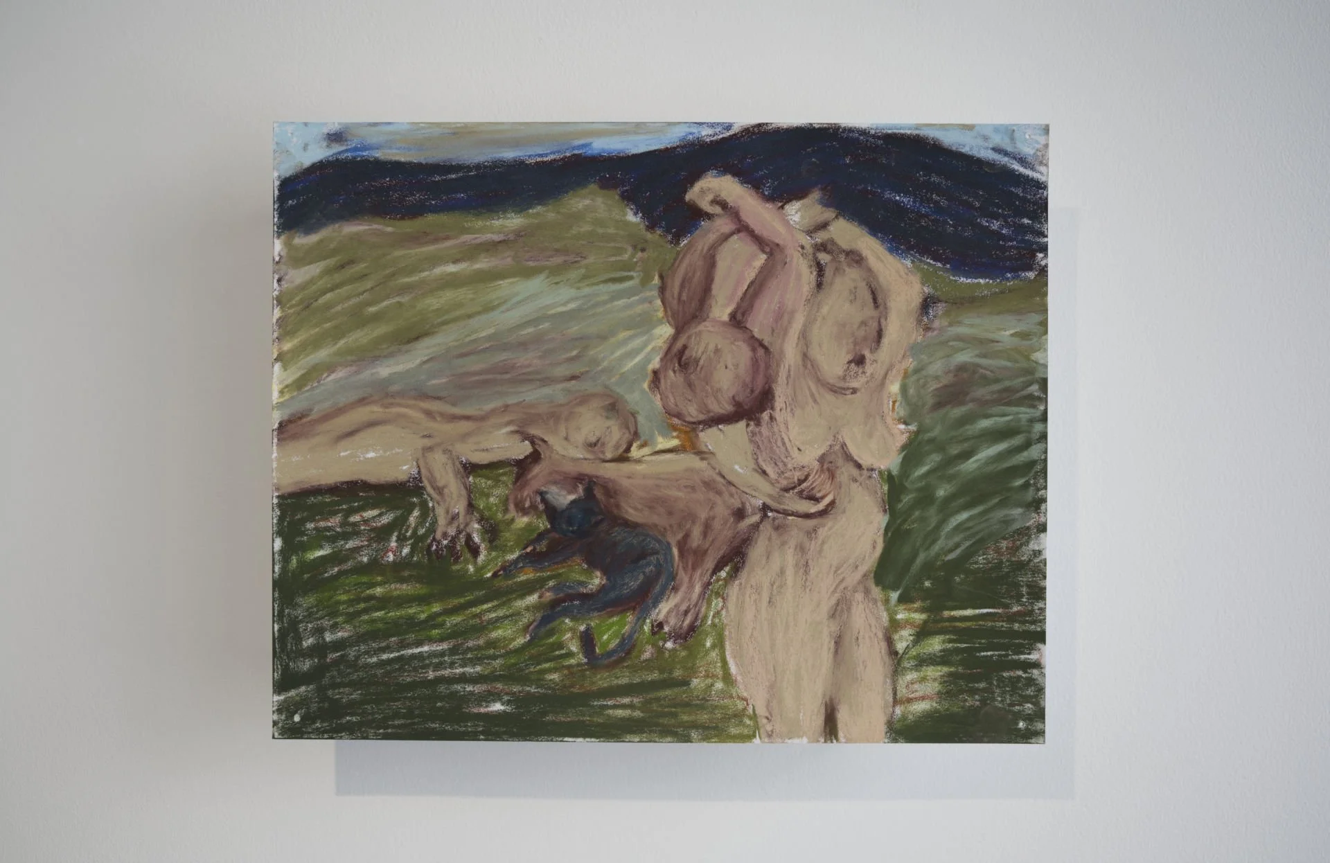   Non-transcendentally Figurative-1  24 × 30 cm Soft Pastel on Pastelmat 